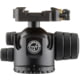 Two Vets Tripods Inc 44MM Dual Tension Ballhead w/Arcalock Dual Clamp, Arca Swiss and Picatinny, Black, 3in, 44MMDUAL419
