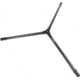 Two Vets Tripods Inc Recon V2 Tripod, Carbon Fiber/Black, 27-65.5in, RECONV2