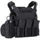 UARM FPC Featherweight Plate Carrier, Skeletal Cummerbund, Black, S, FPCSB-SCFRPCSB
