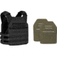 UARM RPC Robust Plate Carrier, Black, Medium, w/ 2 SA3U Level III+ UHMWPE SAPI Armor Plates