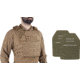 UARM RPC Robust Plate Carrier, Coyote, Medium, w/ 2 SA3U Level III+ UHMWPE SAPI Armor Plates