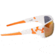 Under Armour Trick, White w/Shiny Orange Hinge/Tip, Gray w/Orange ML, U8600063-118041