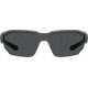 Under Armour Blitzing Sunglasses with Shiny Jet Grey Frame and Grey Lens, Medium, UA0012S R6S-IR