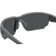 Under Armour Blitzing Sunglasses with Shiny Jet Grey Frame and Grey Lens, Medium, UA0012S R6S-IR