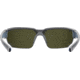 Under Armour Blitzing Sunglasses with Transparent Grey Frame and Blue to Grey Mirror Lens, Medium, UA0012S KB7-W1