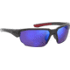 Under Armour Blitzing Sunglasses with Transparent Jet Grey Frame and Violet Blue Gold Tuned Mirror Lens, Medium, UA0012S 268-PC