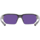 Under Armour Blitzing Sunglasses with Transparent Jet Grey Frame and Violet Blue Gold Tuned Mirror Lens, Medium, UA0012S 268-PC