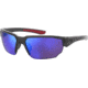 Under Armour Blitzing Sunglasses with Transparent Jet Grey Frame and Violet Blue Gold Tuned Mirror Lens, Medium, UA0012S 268-PC