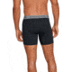 Under Armour Charged Cotton 6inch 3 Pk, Black/grey Band - 12772790013XL