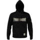 Under Armour Freedom Vintage Hoodie - Mens, Black, Extra Large, 1365398001XL