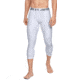 Under Armour HeatGear Armour 3/4 Legging - Men's, Extra Small, White/Graphite, 1289574100XS