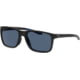 Under Armour Hustle Sunglasses with Shiny Black/Grey Frame and Blue Flash Lens, Medium, UA0005S 807-KU