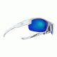 Under Armour Nitro L, Shiny White Frame w/Charcoal Rubber, Gray w/Blue, U8600048-6000