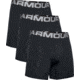 Under Armour UA Charged Cotton 6in Boxer Briefs 3 Pack - Mens, Black, Extra Large, 1363617001XL