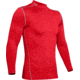 Under Armour UA ColdGear Armour Compression Mock - Mens, Red, 2X-Large, 12656486002X