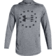 Under Armour UA Freedom Tech Terry Hoodie - Mens, Steel/Black, 2X-Large, 13231050362X