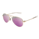 Under Armour UA Getaway M Sunglasses, Pink Mirror Lens, Gloss Rose Gold, One Size Fits Most, UA8600118-941452