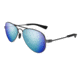 Under Armour UA Getaway M Sunglasses, Gray Polarized / Blue Multiflection Lens, Satin Gunmetal, One Size Fits Most, UA8640118-910168