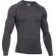 Under Armour UA HeatGear Armour Long Sleeve Compression Shirt - Mens, Carbon Heather, X-Large, 1257471090XL