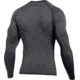 Under Armour UA HeatGear Armour Long Sleeve Compression Shirt - Mens, Carbon Heather, X-Large, 1257471090XL