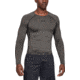 Under Armour UA HeatGear Armour Long Sleeve Compression Shirt - Mens, Carbon Heather, X-Large, 1257471090XL