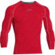 Under Armour UA HeatGear Armour Long Sleeve Compression Shirt - Mens, Red, 2X-Large, 12574716002X