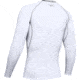 Under Armour UA HeatGear Armour Long Sleeve Compression Shirt - Mens, White, 3X-Large, 12574711003X