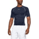 Under Armour UA HeatGear Armour Short Sleeve Compression Shirt - Men's, Medium, Midnight Navy, 1257468410MD