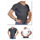Undertech Undercover Ultimate Compression V-Neck Concealment Holster Shirts, Black, Grey, White