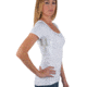 UnderTech Undercover UTUC Womens Concealment Scoop Neck Shirt, White, X-Small 4012-WHI-XS