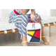 Urbn Chc Metis Bulletproof Bag, White/Black/Red/Blue/Yellow, Medium, METWHT/002