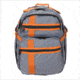 INCOG Backpack - Battleship, Grey/Rust, 12.5inx18inx8in