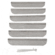 Valterra Bug Screen For RV Refrigerator Vent Fits Dometic With 8 1/8in Louver Opening, Pack of 6, A10-1313VP