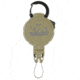 Vanquest Gear EXTREME Gear Retractor, Large w/ Carabiner Ring, Coyote Tan 99TREX-L-CARA-CT