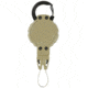 Vanquest Gear EXTREME Gear Retractor, Medium w/ Carabiner Ring, Coyote Tan, Small 99TREX-M-CARA-CT
