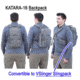 Vanquest Gear Katara 16 Urban Backpack, Wolf Gray, Medium, 774116WG