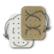 Vanquest Gear MOHL-WEB Hook &amp; Loop Panel, Elastic Cord, Coyote Tan, Small 017701