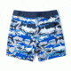 Vast Shark Camo Print Men's Boardshort, Navy, B631-123