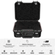 Vaultek Safe LifePod XT Standard-size Safe w/Base Pluck Foam and Protective Lid Crate Foam Panel, Black, VLP-XT1i-BK