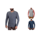 Vertx Action Henley - Men's, Heather Charcoal, Heather Grey/Red, Indigo