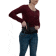 Vertx Collins Henley Long Sleeve Shirt - Womens, Warm Wine, Extra Large, F1 VTX7015 WW XLARGE