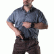 Vertx Men's  Weapon Guard Short Sleeve Assessor Polo, Heather Grey, Small F1 VTX1450 HGY SMALL