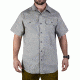 Vertx Men's  Weapon Guard Short Sleeve Guardian Shirt, Grey, Small F1 VTX1430 GY SMALL