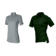 Vertx Womens Coldblack Short Sleeve Polo, Grey, Spruce Green