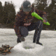 Vexan Ice Fishing Tip-Up, Green, VEX-TU-GREEN
