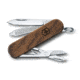 Victorinox Classic SD Wood Stainless Steel Swiss Army Knife, Walnut, 58mm, 0.6221.63-X1