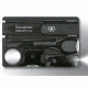 Victorinox SwissCard Lite White Light Swiss Army Multi Tools Onyx 53333