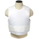VISM Concealed Carrier Vest wi/Two Level IIIA Ballistic panels, Small, White, BSI3AVWS