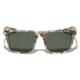 VISM Flat Top Classic Square Sunglasses, Camo Frame, Black Lens, Camo, VBP0179