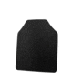 VISM LVL IIIA UHMWPE Hard Ballistic Plate, 10X12, Multi-Curve Shooters Cut, Black, BUDPCM1012